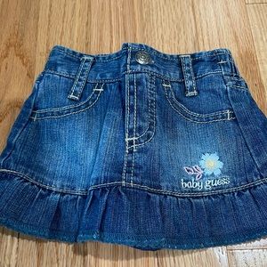 Baby Guess size 0-3 month jean skirt